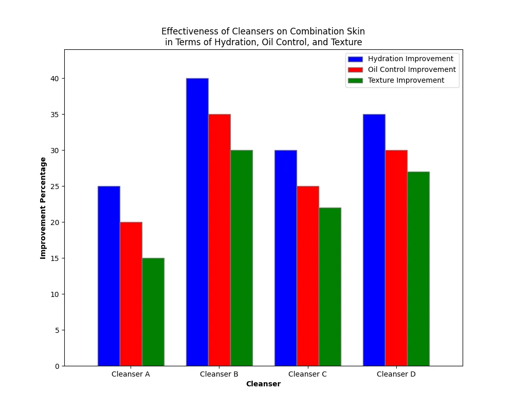 Chart_Effectiveness_of_Cleansers_on_Combination_Skin_in_Terms_of_Hydration,_Oil_Control,_and_Texture_0.png