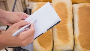 Shopping List for bread