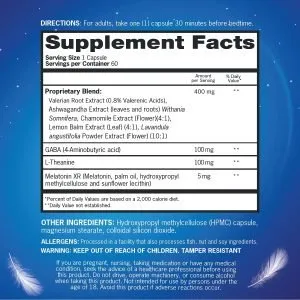 unol Sleep Support, 5 in 1 Non-Habit Forming Sleep Aid