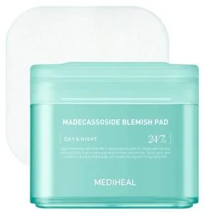 MEDIHEAL Madecassoside Blemish Pad - Square Cotton Facial Toner Pads