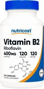 Nutricost Vitamin B2 (Riboflavin)