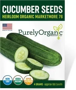 Purely Organic Products Purely Organic Heirloom Cucumber Seeds
