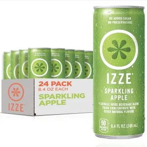IZZE Sparkling Juice, Apple, No Added Sugars
