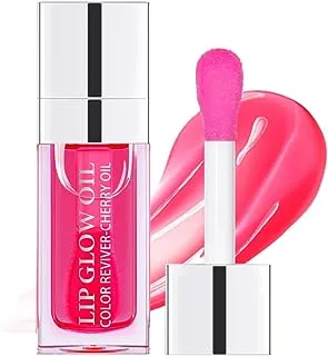 Hydrating Moisturizing Lip Glow Oil, Nourishing Glossy Transparent