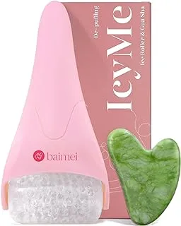 IcyMe Cryotherapy Ice Roller and Gua Sha Facial Tools