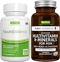 Neurobalance + Multivitamin & Minerals for Men Vegan Bundle