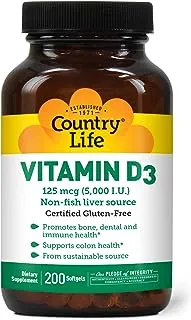 Country Life, Vitamin D3 5000 IU
