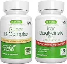Super B-Complex & High Absorption Iron Bisglycinate 20mg
