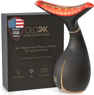 GLO24K Red Light Skin Rejuvenation Beauty Device for Face and Neck