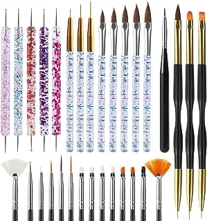 Artdone 31pcs Nail Art Brushes