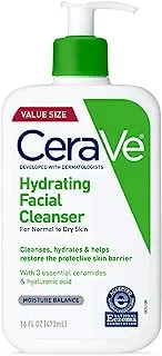CeraVe Hydrating Facial Cleanser | Moisturizing Non-Foaming Face Wash
