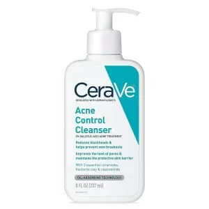 CeraVe 2% Salicylic Acid Face Wash for Oily Skin