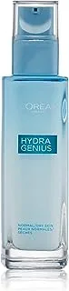 Skincare Hydra Genius Daily Liquid Care Oil-Free Face Moisturizer for Normal to Dry Skin, Hyaluronic Acid Moisturizer for Face with Aloe Water and Hyaluronic Acid, 3.04 fl. oz.