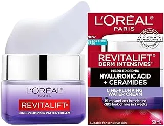 L'Oreal Revitalift Derm Intensives Micro-Hyaluronic Acid + Ceramides Line-Plumping Water Cream