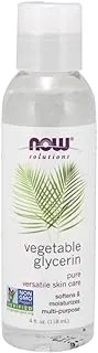 NOW Solutions, Vegetable Glycerin, 100% Pure, Softening and Moisturizing