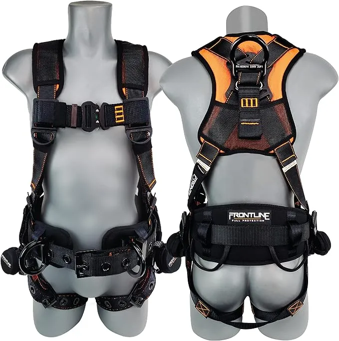 FRONTLINE FALL PROTECTION Harnesses + D-Ring+ Multiple Styles + OSHA and ANSI compliant