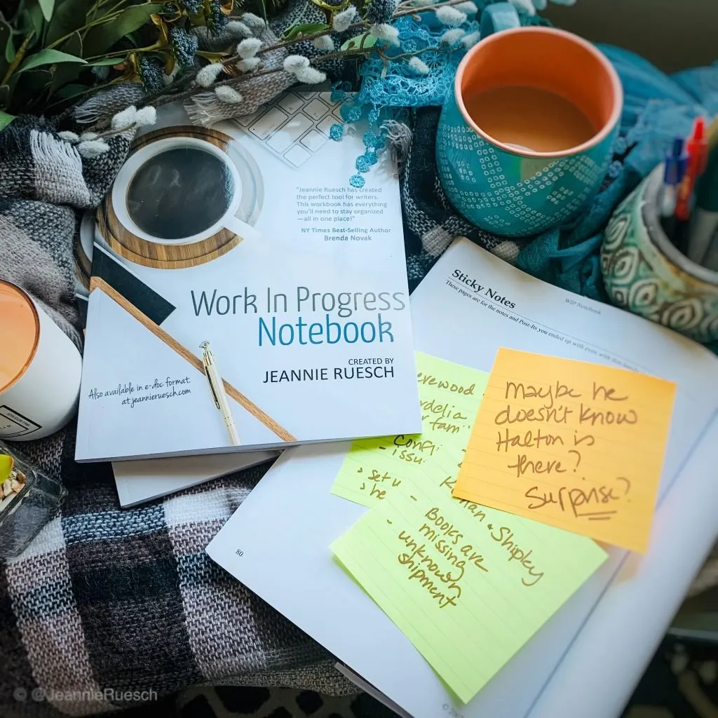 This shows the Work in Progress notebook Work in Progress Notebook