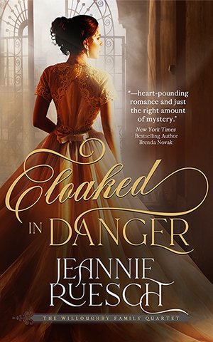 historical romantic suspense novel - Cloaked in Danger