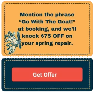 $75 Off Garage Door Spring Coupon