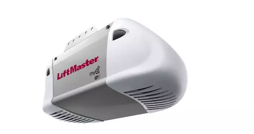 white liftmaster garage door opener