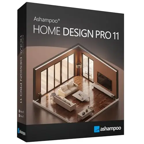 Home Design 11 PRO – 3D house planner for floor plans, rooms, roofs, architecture, house, interior design, and garden for Windows 11, 10