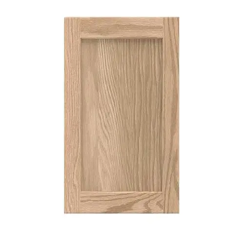 ONESTOCK 16.25W x 29H Unfinished Oak Kitchen Cabinet Door Replacement, Shaker Style