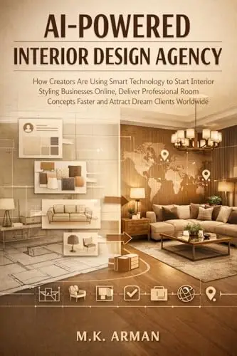 AI-Powered Interior Design Agency: How Creators Are Using Smart Technology to Start Interior Styling Businesses Online, Deliver Professional Room Concepts ... Worldwide (Agency Business Series Book 9)