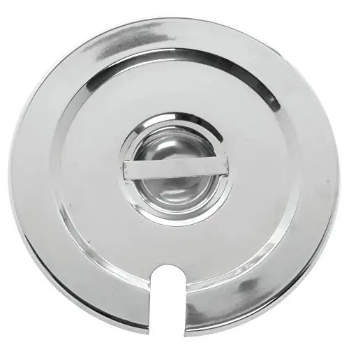 HUBERT Notched Cover for 7 qt Bain Marie Inset Pan Stainless Steel