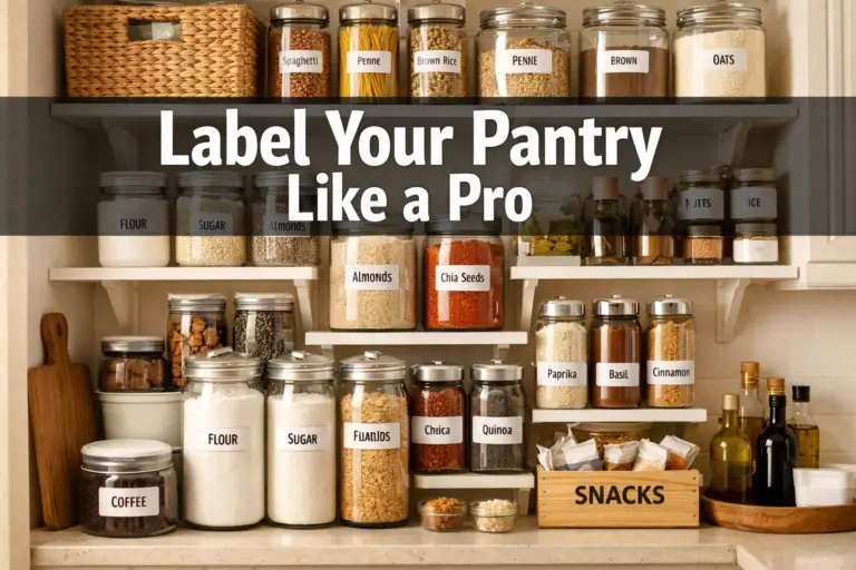 How to Label Your Pantry Like a Professional Organizer
