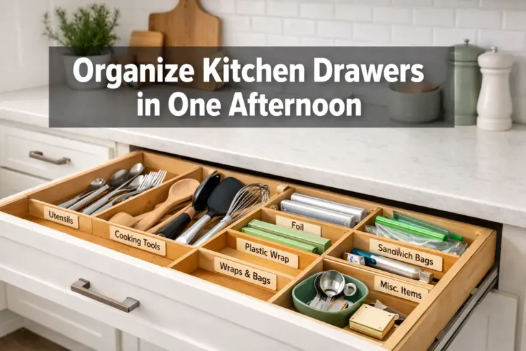 How to Organize Kitchen Drawers in One Afternoon