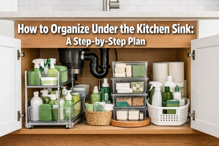 How to Organize Under the Kitchen Sink: A Step-by-Step Plan