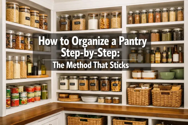 How to Organize a Pantry Step-by-Step: The Method That Sticks
