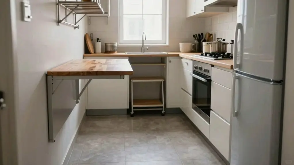 flexible space saving kitchen surfaces