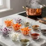 mise en place maximizes efficiency