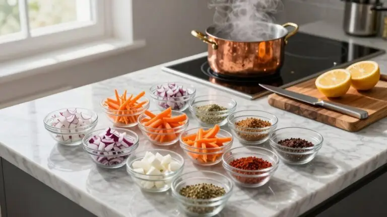 mise en place maximizes efficiency