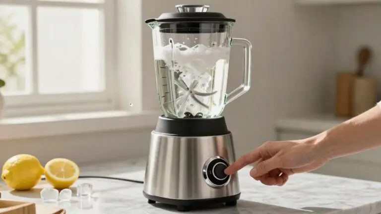 self clean blender in seconds