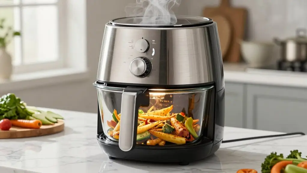 16 quart glass bowl air fryer