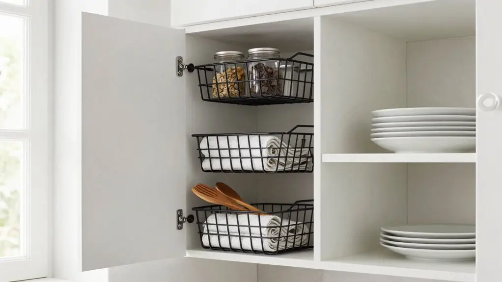 clip on door basket storage