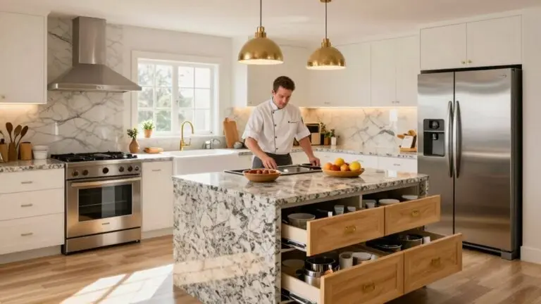 efficient functional kitchen workflow