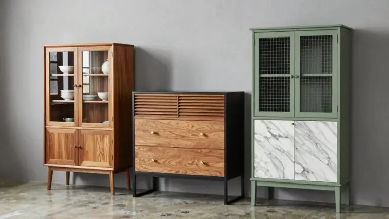 free standing storage cabinets
