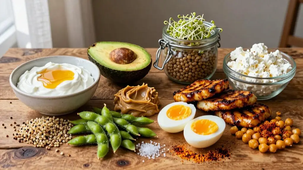 high protein vegetarian food list