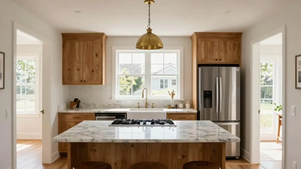 kitchen work triangle traffic flow