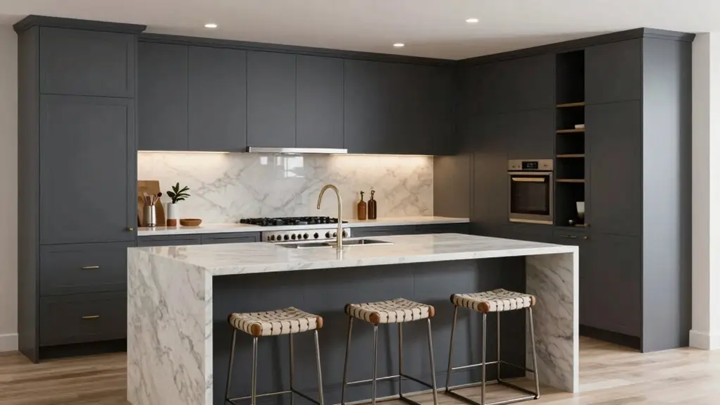 maximize island seating storage