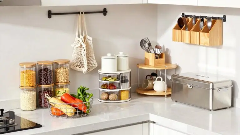 organized kitchen food storage