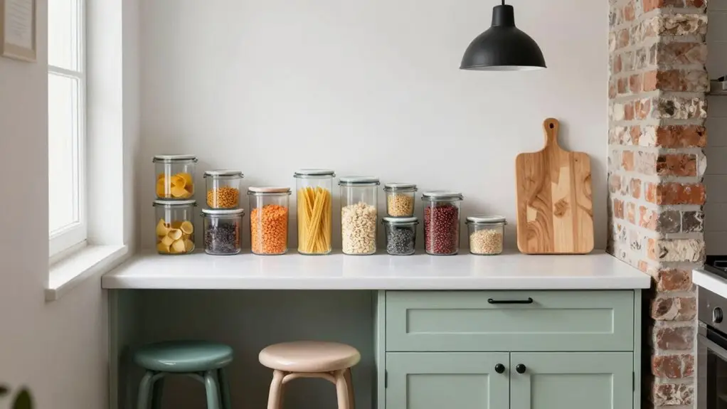 sealable stackable food storage
