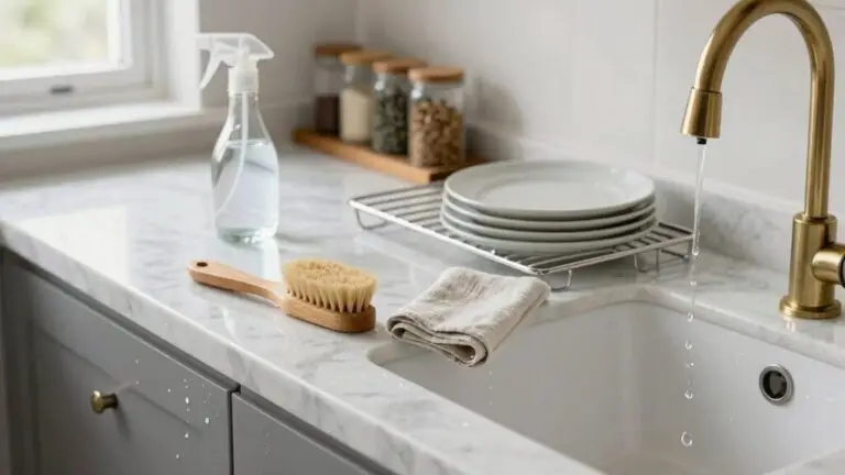seven step spotless kitchen cleanup