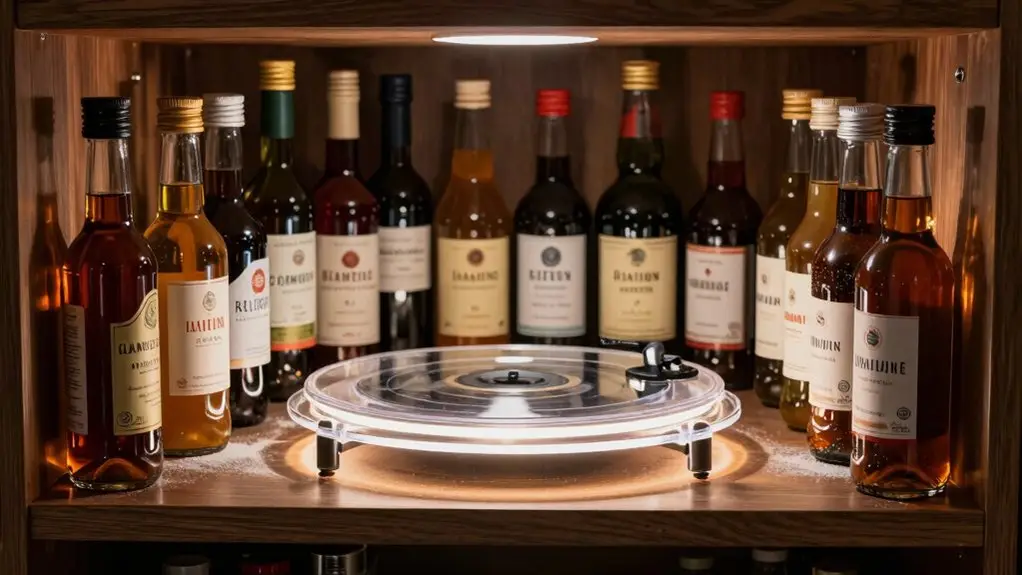 spin spices on turntables