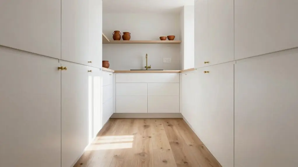 two sided island storage seating