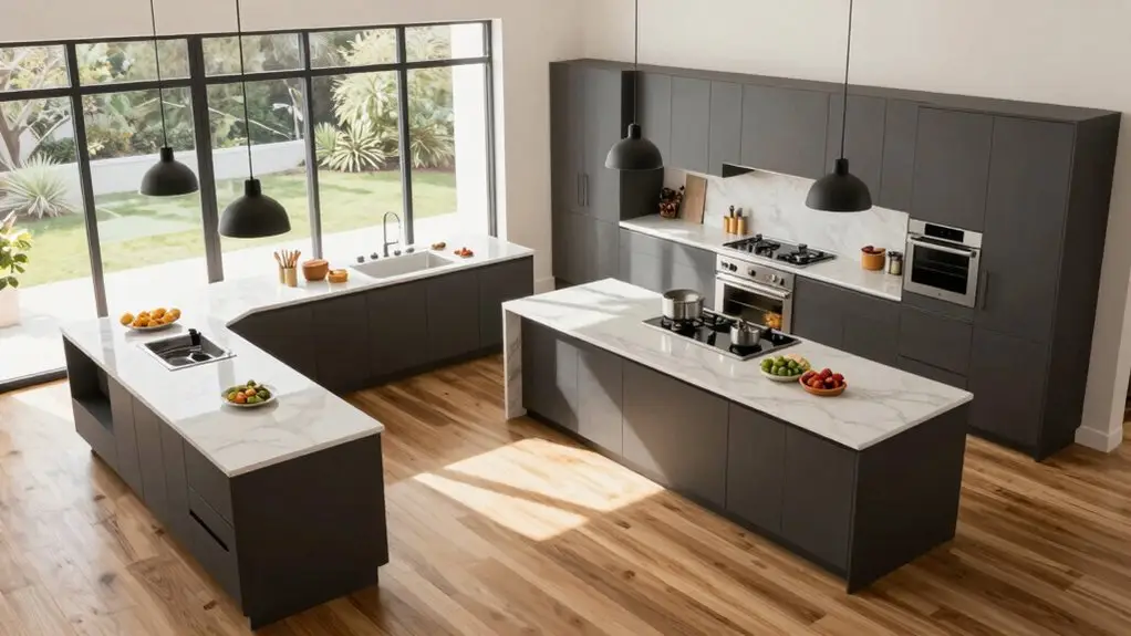 u kitchen aisle width guide