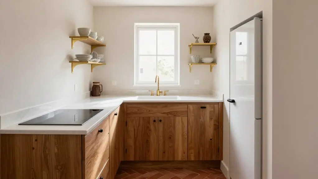 u shaped kitchen maximum counter space